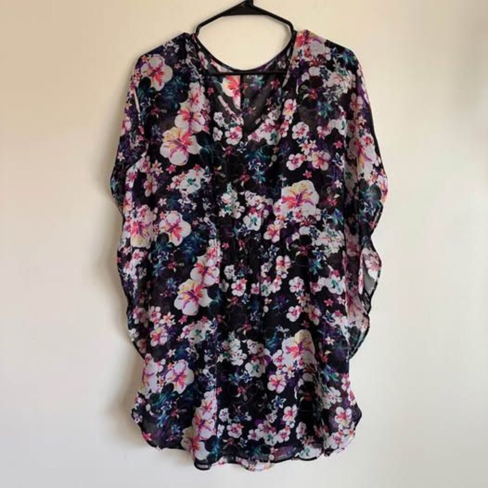 Express Women’s Floral Black Dress | Size XS